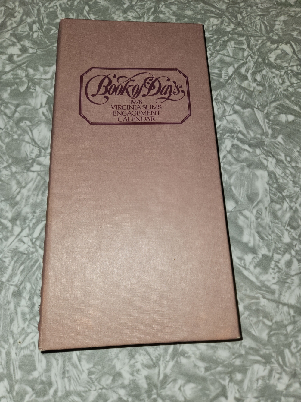 Book of Days 1978 Pink Engagement Calendar